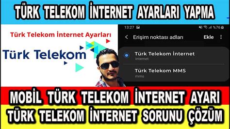 türk telekom sms ayarları